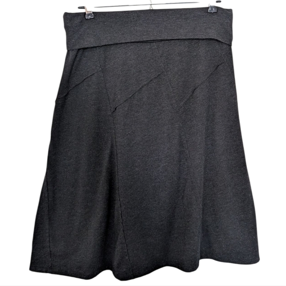 prAna Daphne Skirt Sustainable Comfort Women Small Lounge Minimalist Earthy Grey - Picture 5 of 13